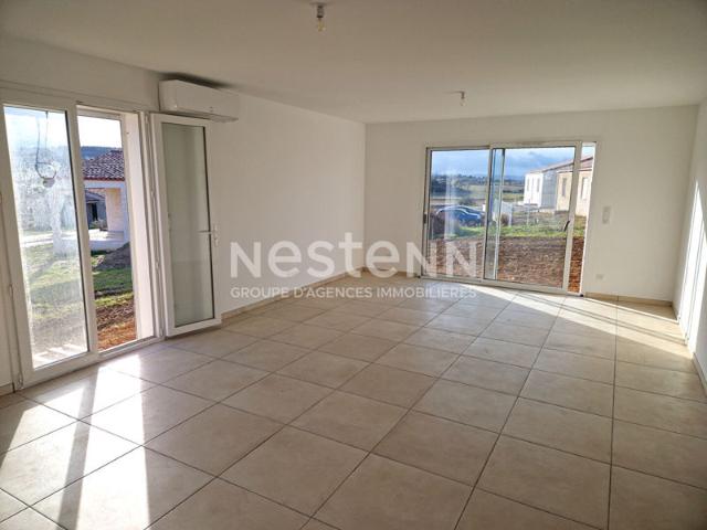Location villa T4 de construction récente 86 m² avec garage et jardin clos / Berriac proche Carcassonne