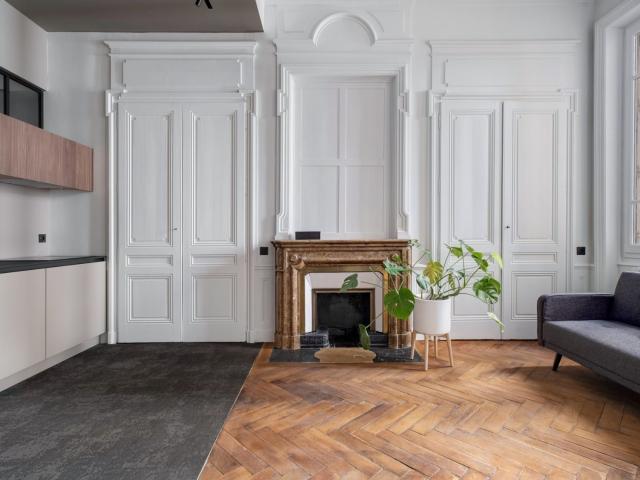 Location Ancien rénové quartier Préfecture à LYON 50 m2 Espaces Atypiques LYON