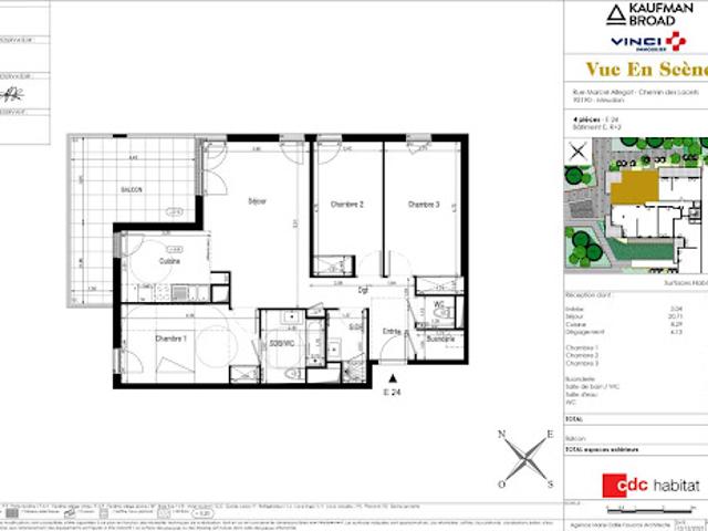 Location Appartement 4 pièces 87 m2 Meudon