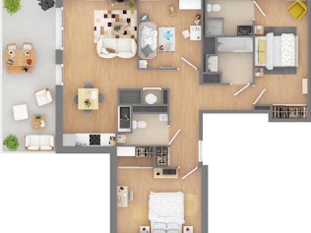 Location Appartement 4 pièces 84 m2 Trelaze