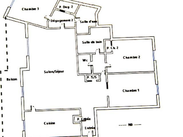 Location Appartement 4 pièces 95.4 m2 Millery