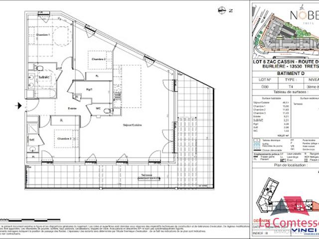 Location Appartement 4 pièces 105.27 m2 Trets
