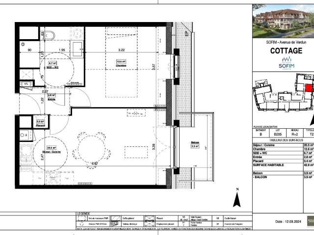 Location appartement 4 pièces BERCK 93m² à 987.03€/mois CDC Habitat