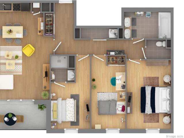 Location appartement 4 pièces ST HERBLAIN 86m² à 896.48€/mois CDC Habitat