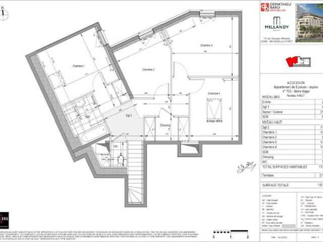 Location Appartement 5 pièces 111 m2 Meudon