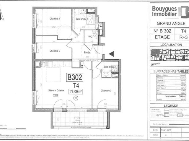 Location appartement 5 pièces Rennes 35