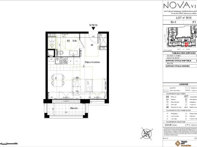 Location appartement 1 pièce AULNAY SOUS BOIS 34m² à 643.47€/mois CDC Habitat