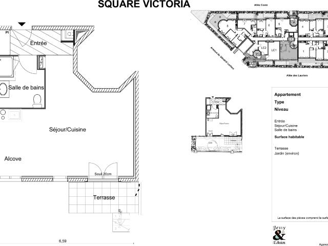 Location appartement 1 pièce VILLIERS SUR MARNE 38m² à 758.30€/mois CDC Habitat