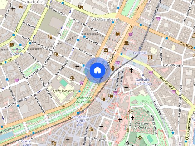 Location Appartement 1 pièce 18m² NICE 06300