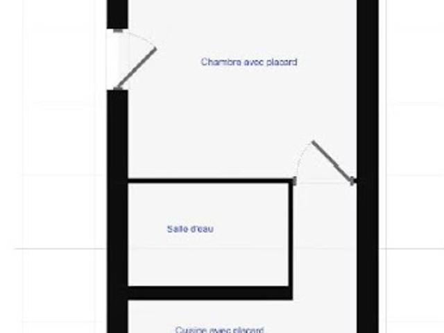 Location Appartement 1 pièce 25.7 m2 Vizille