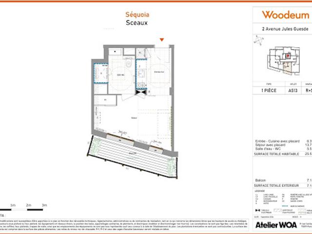 Location Appartement 1 pièce 26 m2 Sceaux