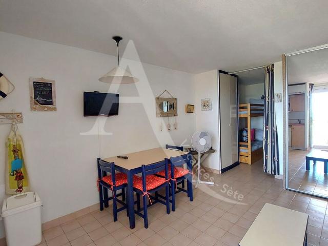 Location appartement 1 pièce, 26.82m², Sète