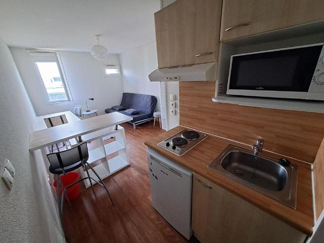 Location appartement 1 pièce, 21.79m², Nantes