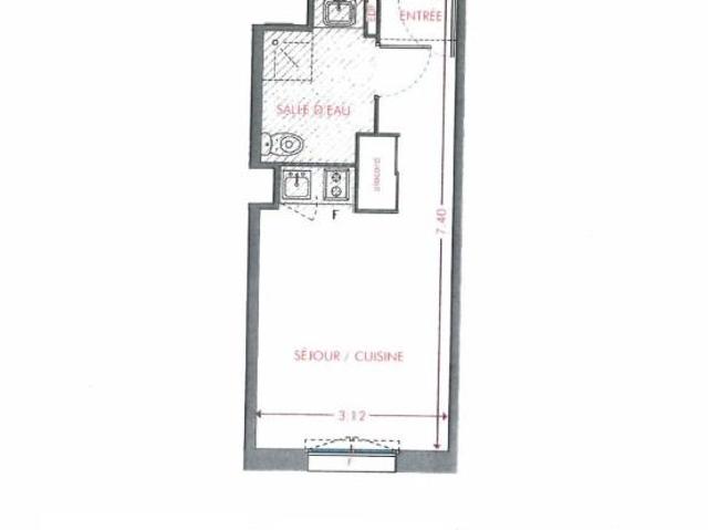Location Appartement 1 pièce 21m² CENON 33150