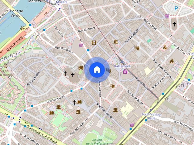 Location Appartement 1 pièce 22m² ANGERS 49100