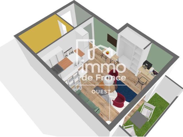 Location Appartement 1 pièce 23m²
