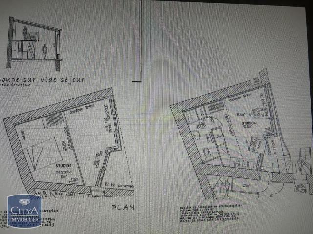 Location Appartement 1 pièce 23m² LEMPDES 63370