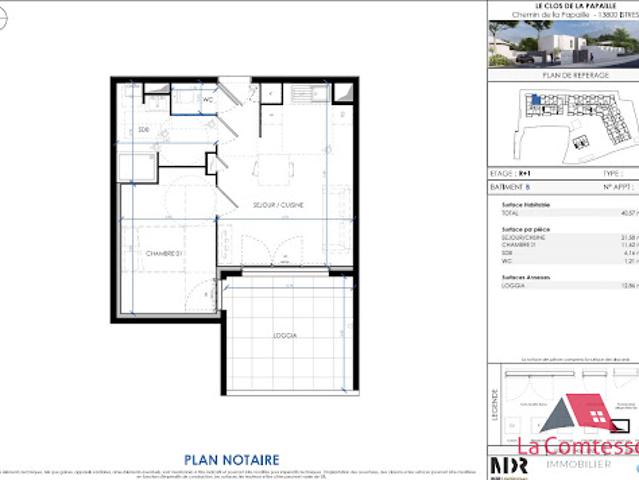 Location Appartement 2 pièces 40.57 m2 Istres