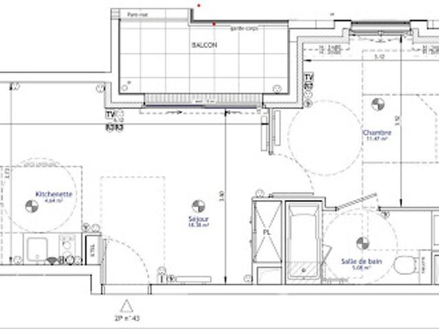 Location Appartement 2 pièces 45 m2 Chatenay malabry