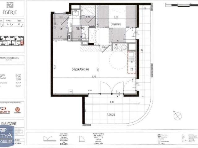 Location Appartement 2 pièces 46m² BEZIERS 34500