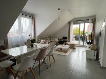Location appartement 2 pièces, 48.04m², Brou sur Chantereine