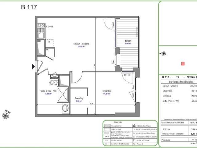 Location Appartement 2 pièces 49m² CASTANET TOLOSAN 31320