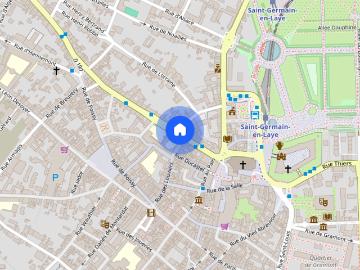 Location Appartement 2 pièces 49m² ST GERMAIN EN LAYE 78100