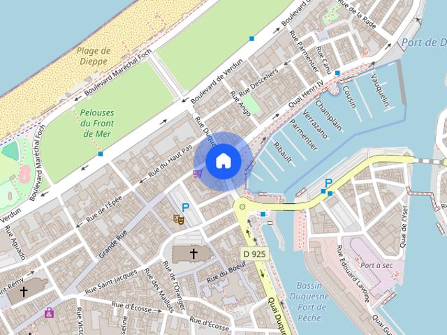 Location Appartement 2 pièces 55m² DIEPPE 76200