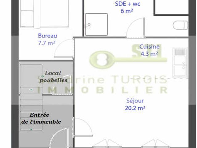 Location Appartement 2 pièces 37 m2 Châtillon Coligny