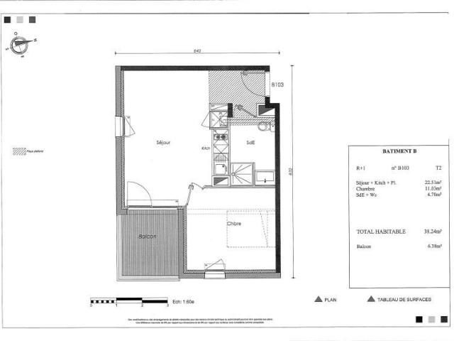 Location Appartement 2 pièces 38m² TOULOUSE 31300