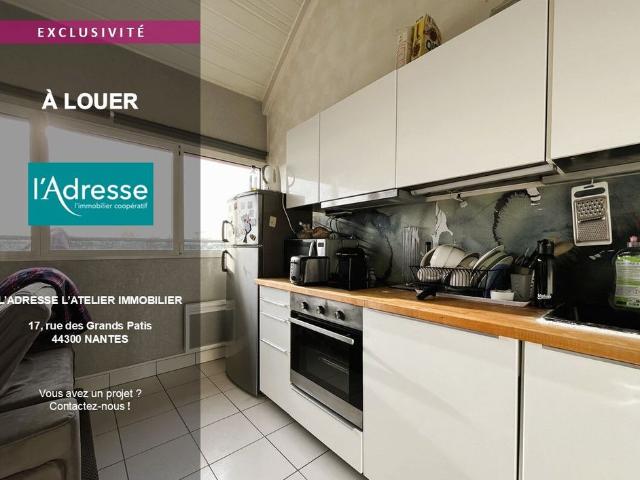 Location appartement 2 pièces, 39.50m², Nantes