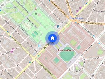 Location appartement 2 pièces à Paris, Rue de Monttessuy