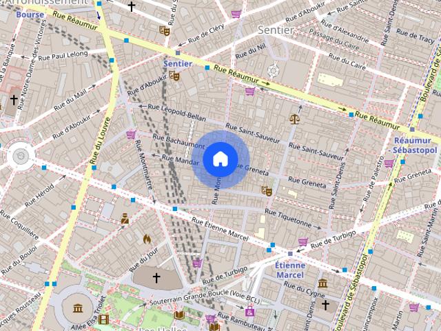 Location appartement 2 pièces à Paris, Rue Saint Augustin