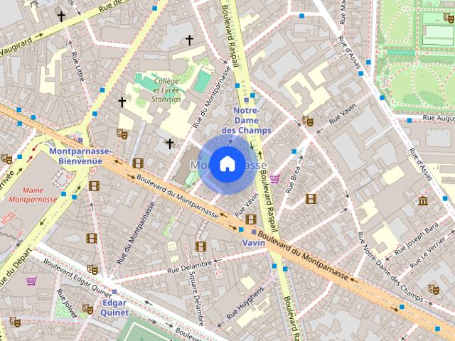 Location appartement 2 pièces à Paris, Rue Stanislas