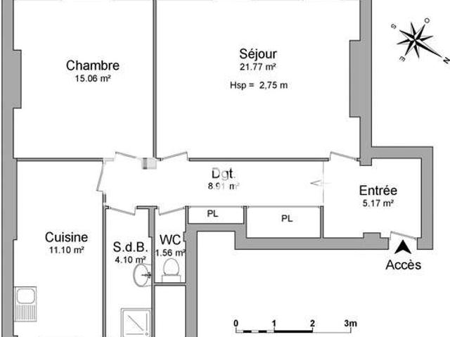 Location appartement 2 pièces Brest Siam 29