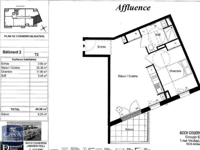 Location appartement 2 pièces Couëron 44