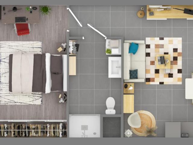Location appartement 2 pièces DIJON 49m² à 744.06€/mois CDC Habitat