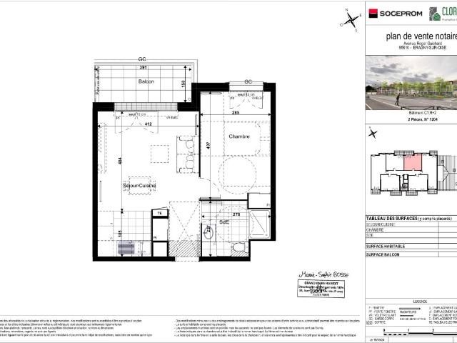 Location appartement 2 pièces ERAGNY 42m² à 904.26€/mois CDC Habitat