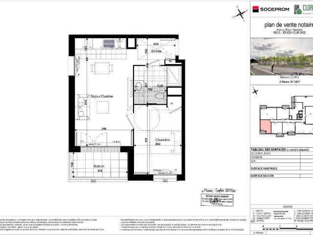 Location appartement 2 pièces ERAGNY 43m² à 928.82€/mois CDC Habitat