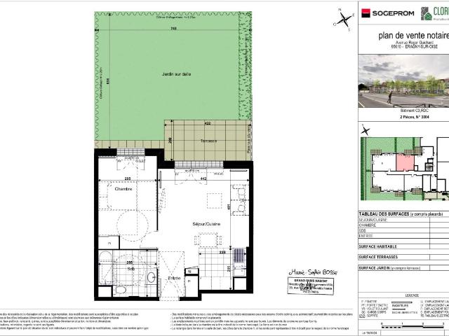 Location appartement 2 pièces ERAGNY 45m² à 951.06€/mois CDC Habitat