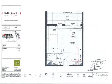 Location appartement 2 pièces GRABELS 41m² à 646.55€/mois CDC Habitat