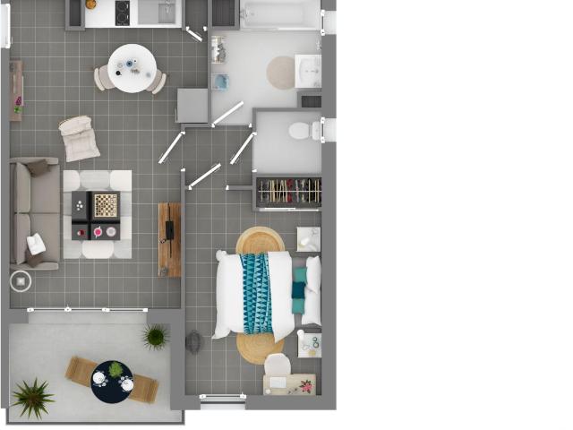 Location appartement 2 pièces MARTIGUES 44m² à 801.76€/mois CDC Habitat