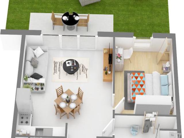 Location appartement 2 pièces ST PAUL LES DAX 46m² à 618.73€/mois CDC Habitat