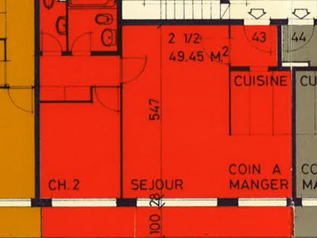 Location Appartement 2.5 pièces CHF 1'546. /mois 46 m2 | immobilier.ch