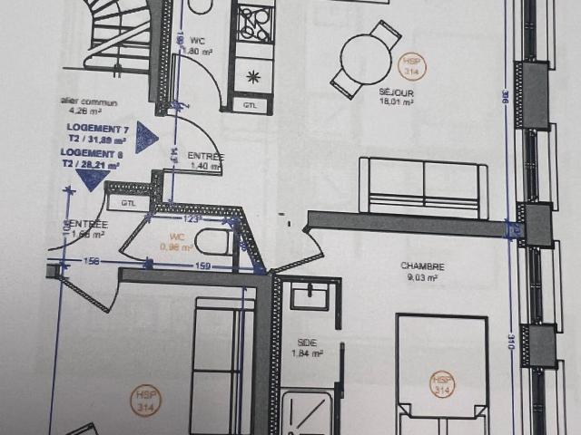 Location appartement, 32 m² T 2 à Amiens, 705 €