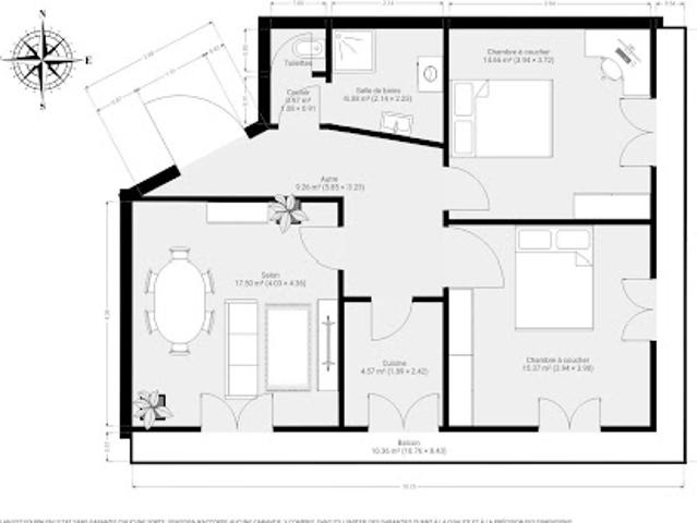 Location Appartement 3 pièces 54 m2 Le Bugue
