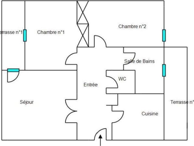 Location Appartement 3 pièces 55m² MONTPELLIER 34000
