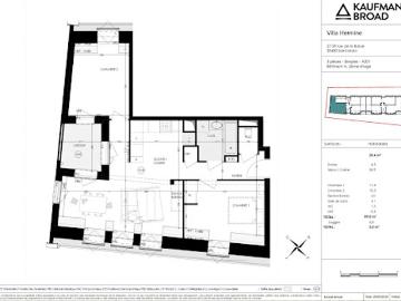 Location Appartement 3 pièces 59 m2 Saint Malo
