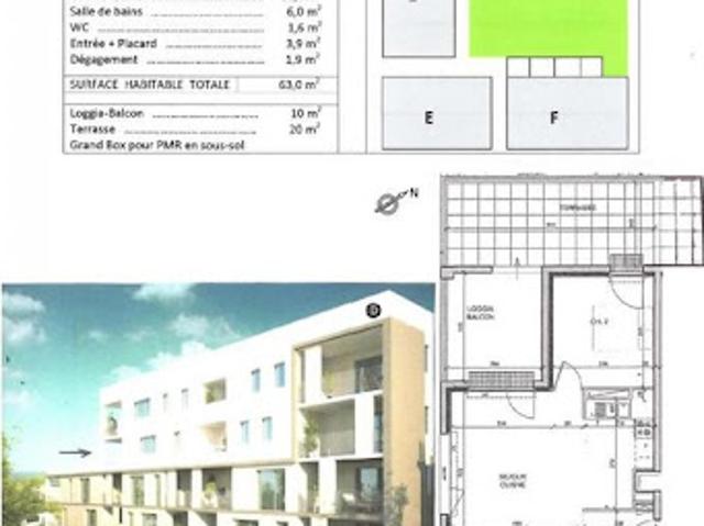 Location Appartement 3 pièces 63 m2 Nantes