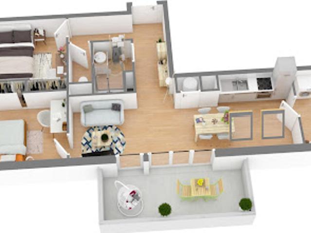 Location Appartement 3 pièces 60 m2 Gratentour